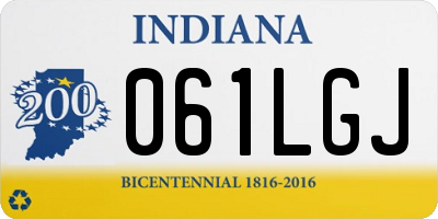 IN license plate 061LGJ