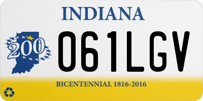 IN license plate 061LGV