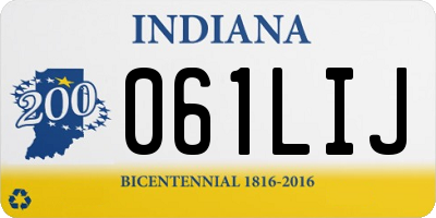 IN license plate 061LIJ