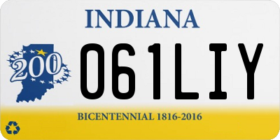 IN license plate 061LIY