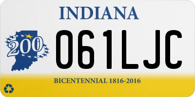 IN license plate 061LJC