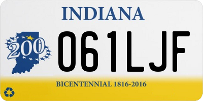 IN license plate 061LJF
