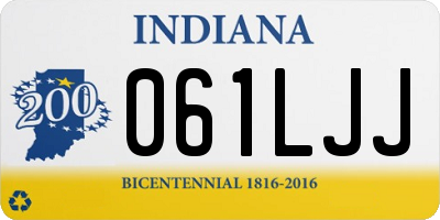 IN license plate 061LJJ
