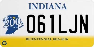 IN license plate 061LJN