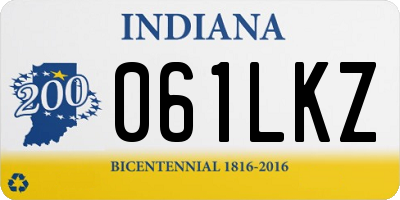 IN license plate 061LKZ