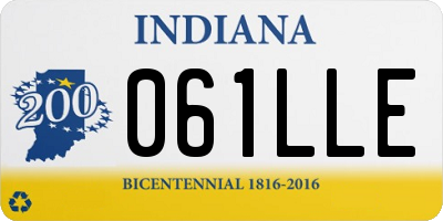 IN license plate 061LLE