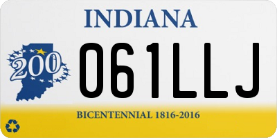 IN license plate 061LLJ