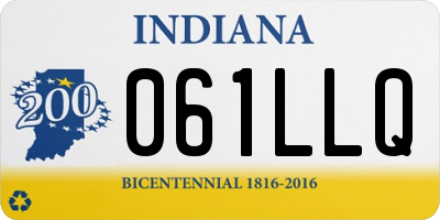 IN license plate 061LLQ