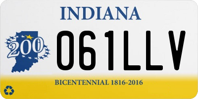 IN license plate 061LLV