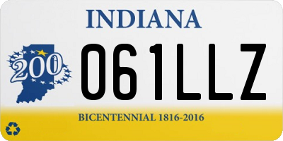 IN license plate 061LLZ