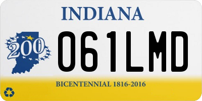 IN license plate 061LMD