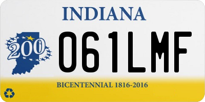 IN license plate 061LMF