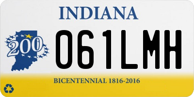 IN license plate 061LMH