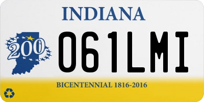 IN license plate 061LMI