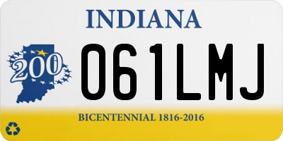 IN license plate 061LMJ