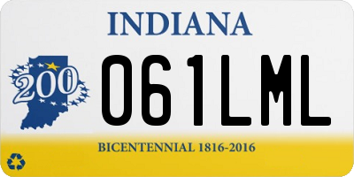 IN license plate 061LML