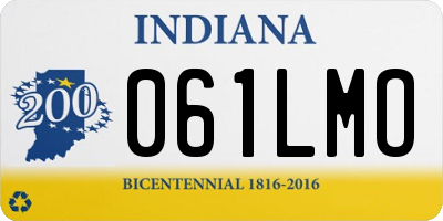 IN license plate 061LMO
