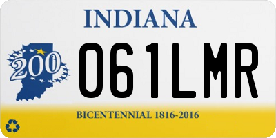 IN license plate 061LMR