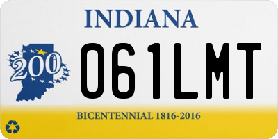 IN license plate 061LMT