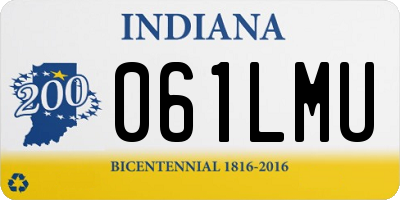 IN license plate 061LMU