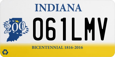 IN license plate 061LMV