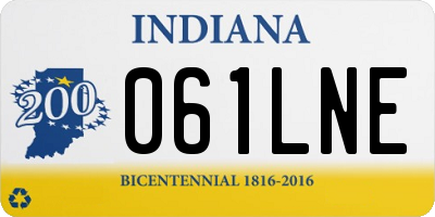 IN license plate 061LNE