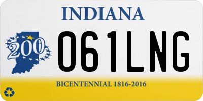 IN license plate 061LNG