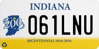 IN license plate 061LNU