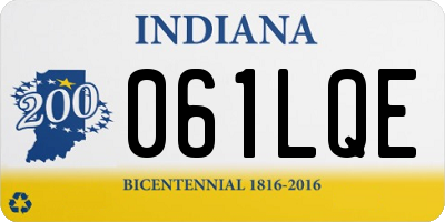 IN license plate 061LQE