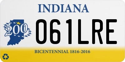IN license plate 061LRE