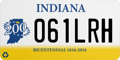IN license plate 061LRH