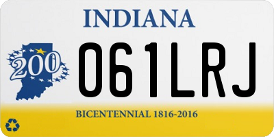 IN license plate 061LRJ