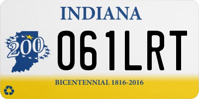 IN license plate 061LRT