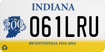IN license plate 061LRU