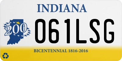 IN license plate 061LSG