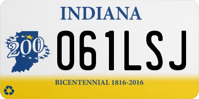 IN license plate 061LSJ