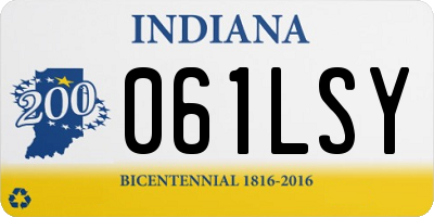 IN license plate 061LSY