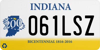 IN license plate 061LSZ