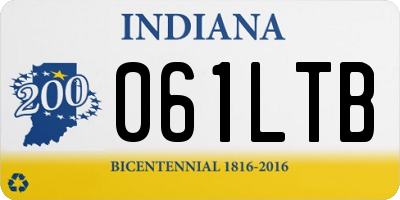 IN license plate 061LTB