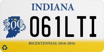 IN license plate 061LTI