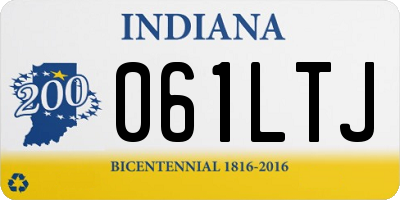 IN license plate 061LTJ