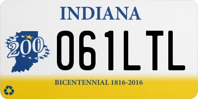 IN license plate 061LTL
