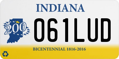 IN license plate 061LUD