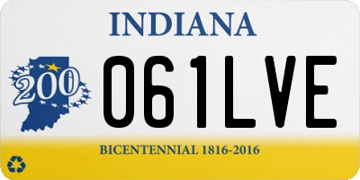IN license plate 061LVE