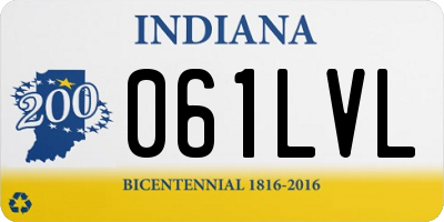 IN license plate 061LVL
