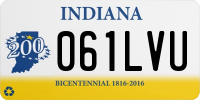 IN license plate 061LVU