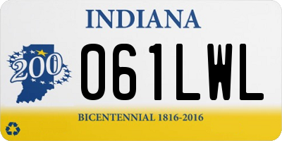IN license plate 061LWL