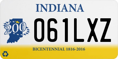 IN license plate 061LXZ