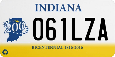 IN license plate 061LZA