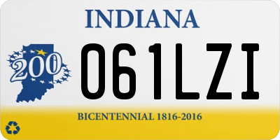 IN license plate 061LZI